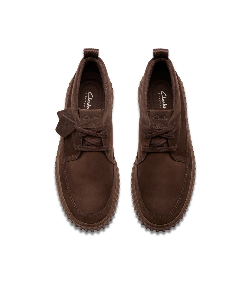 Clarks - Torhill LaceHi Dark Brown Nubuck