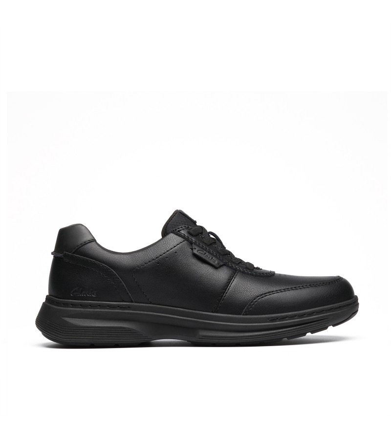 Clarks - Craftwell Lace Black Leather Clarks - Craftwell Lace Black Leather