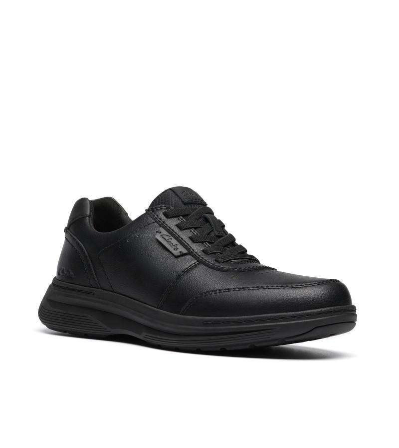 Clarks - Craftwell Lace Black Leather Clarks - Craftwell Lace Black Leather