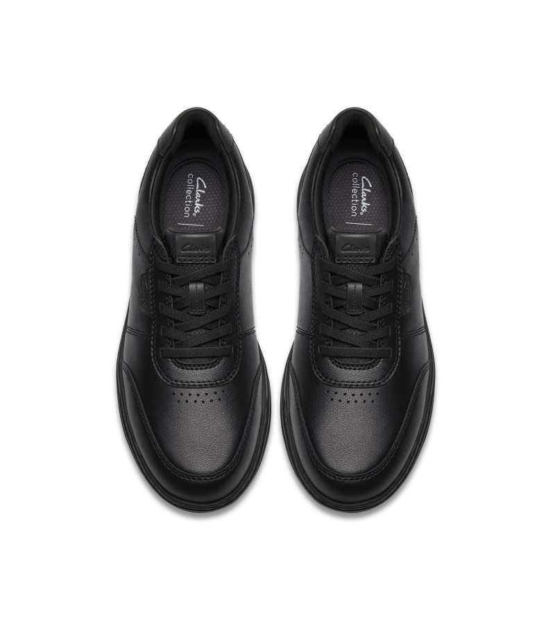 Clarks - Craftwell Lace Black Leather Clarks - Craftwell Lace Black Leather