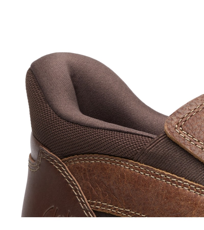 Clarks - Craftwell Step Brown Tumbed Leather Clarks - Craftwell Step Brown Tumbed Leather