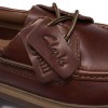 Clarks - Cleyhill Boat Brown Leather Clarks - Cleyhill Boat Brown Leather