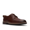 Clarks - Aldwin2 Limit Dark Tan Leather