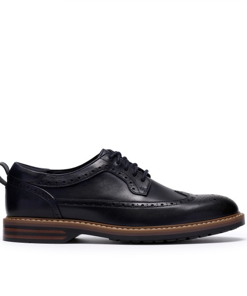Clarks - Aldwin2 Limit Navy Leather