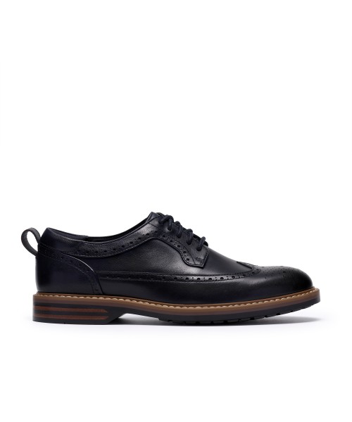 Clarks - Aldwin2 Limit Navy Leather