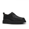 Clarks - Badbury Seam Black Leather