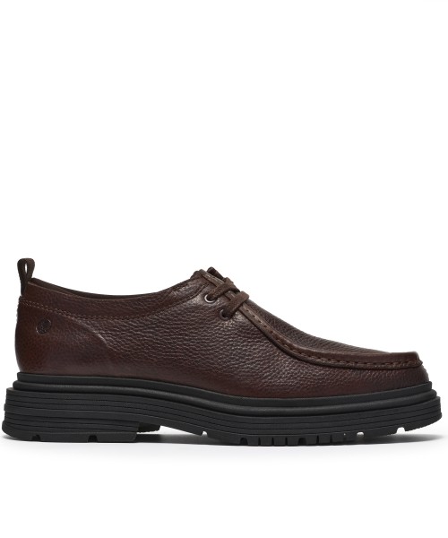Clarks - Badbury Seam Brown Leather