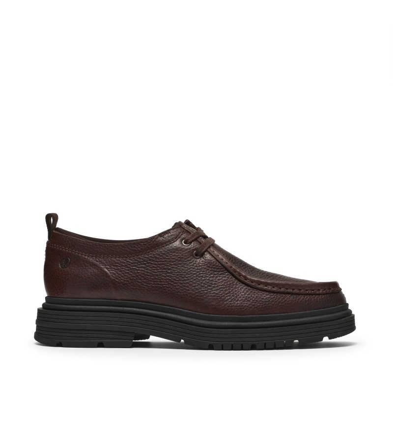 Clarks - Badbury Seam Brown Leather Clarks - Badbury Seam Brown Leather