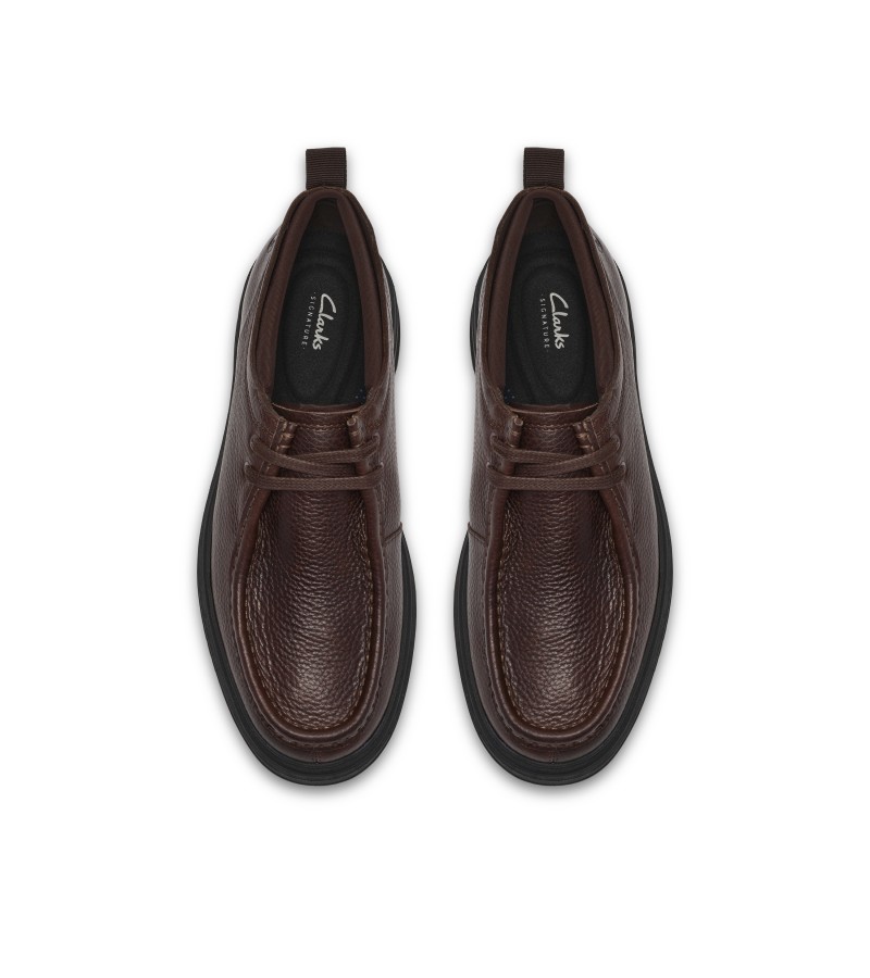 Clarks - Badbury Seam Brown Leather Clarks - Badbury Seam Brown Leather
