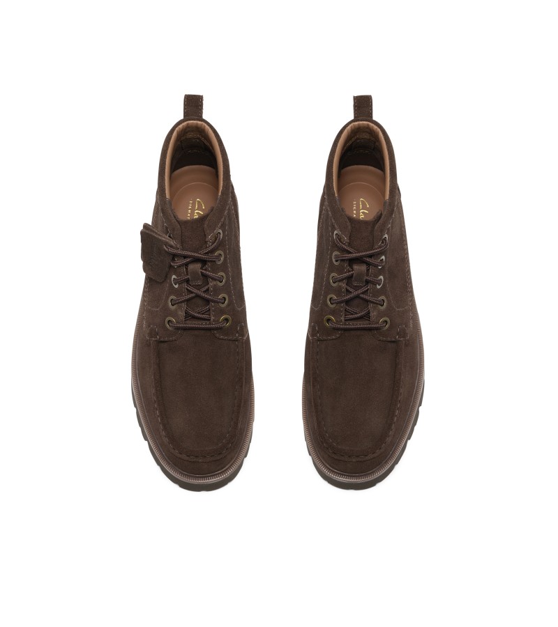 Clarks - Cleyhill Hi Brown Suede Clarks - Cleyhill Hi Brown Suede