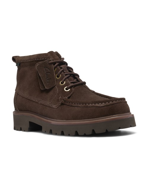 Clarks - Cleyhill Hi Brown Suede