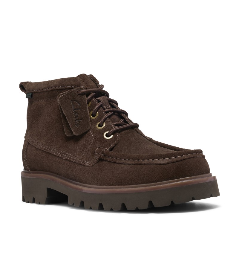 Clarks - Cleyhill Hi Brown Suede Clarks - Cleyhill Hi Brown Suede