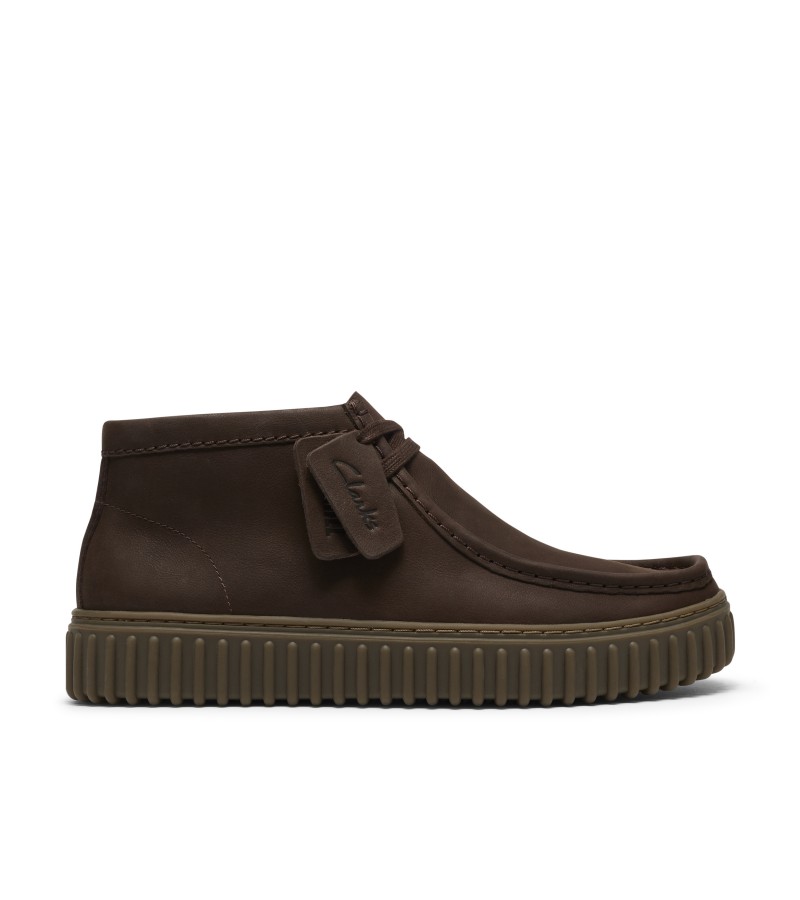 Clarks - Torhill Hi Dark Brown Leather
