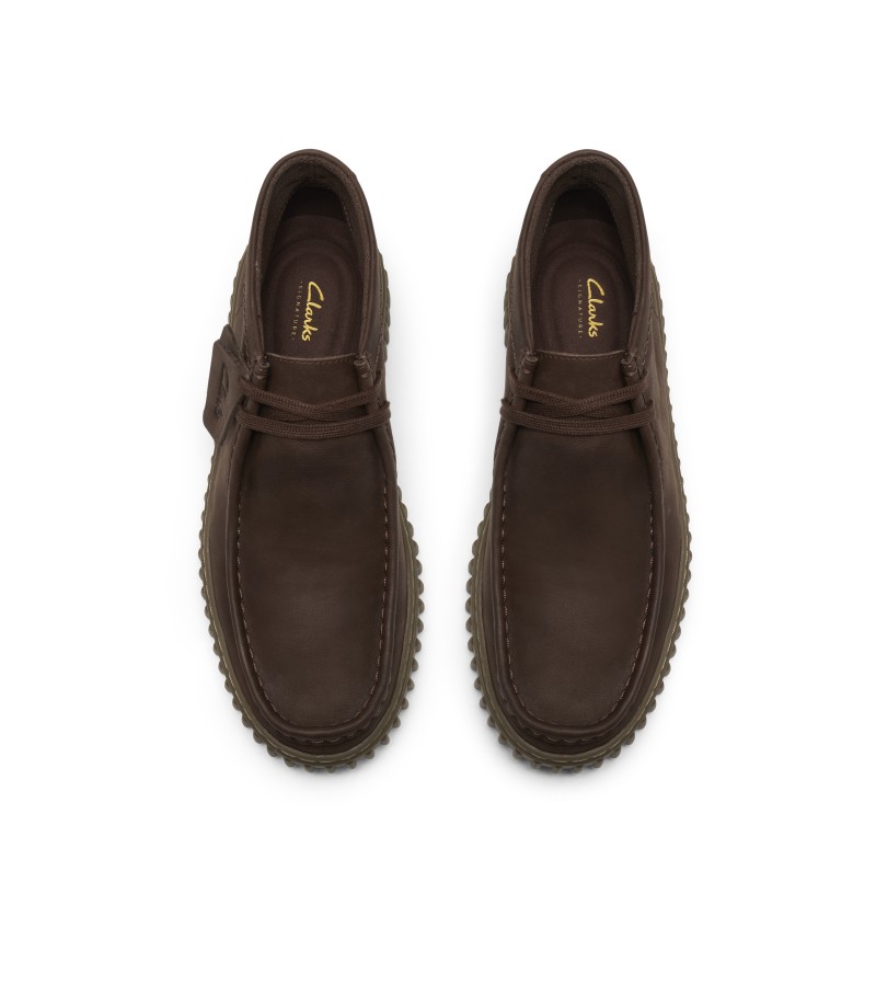 Clarks - Torhill Hi Dark Brown Leather
