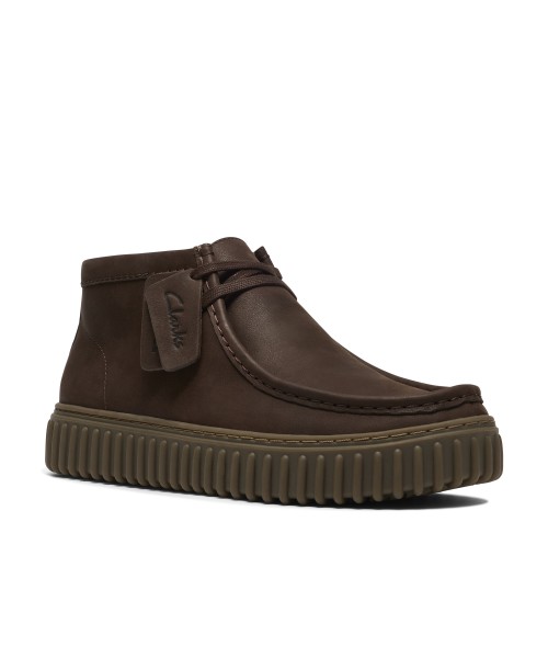 Clarks - Torhill Hi Dark Brown Leather