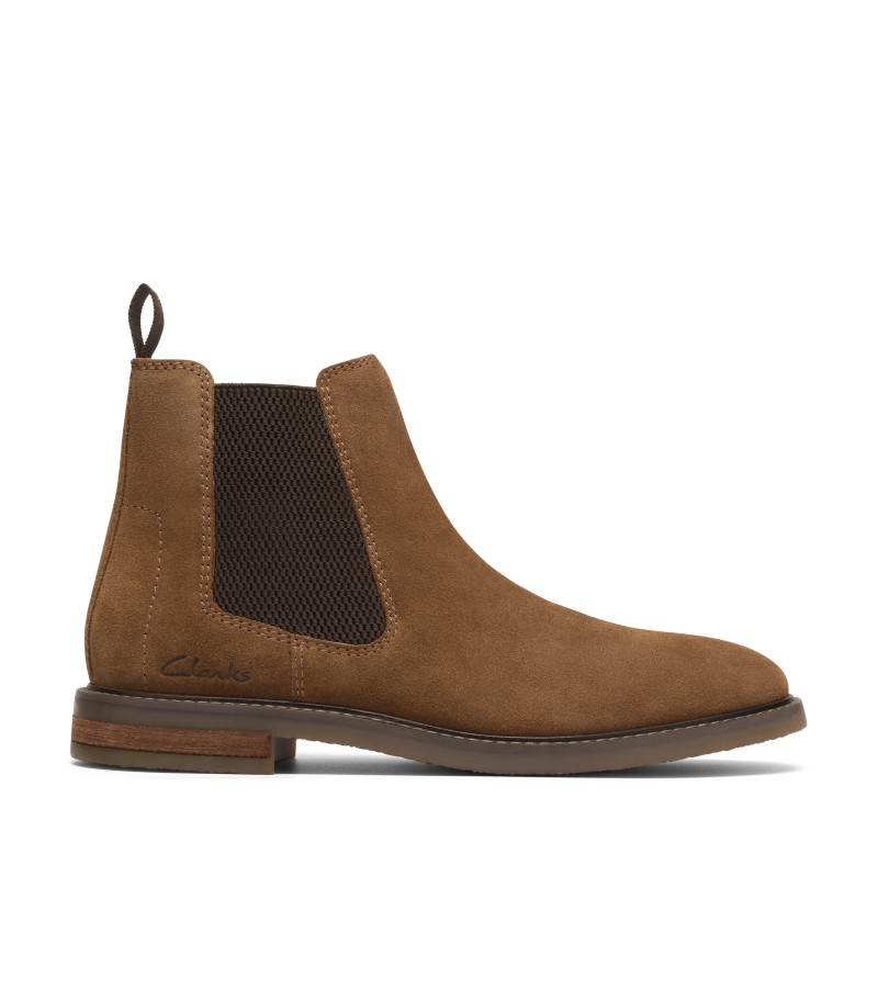 Clarks - Jaxen Easy Cola Suede