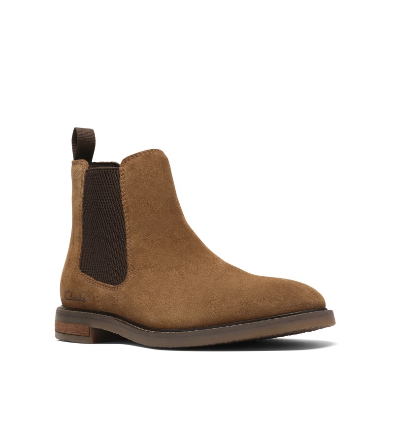 Clarks - Jaxen Easy Cola Suede