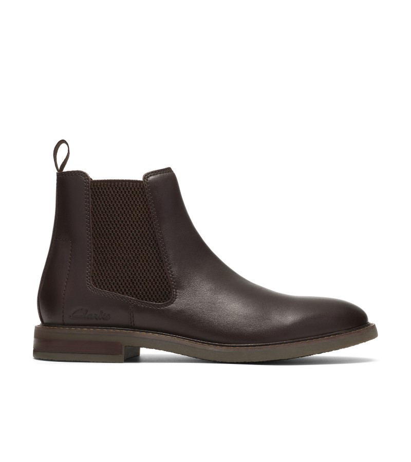Clarks - Jaxen Easy Brown Leather Clarks - Jaxen Easy Brown Leather
