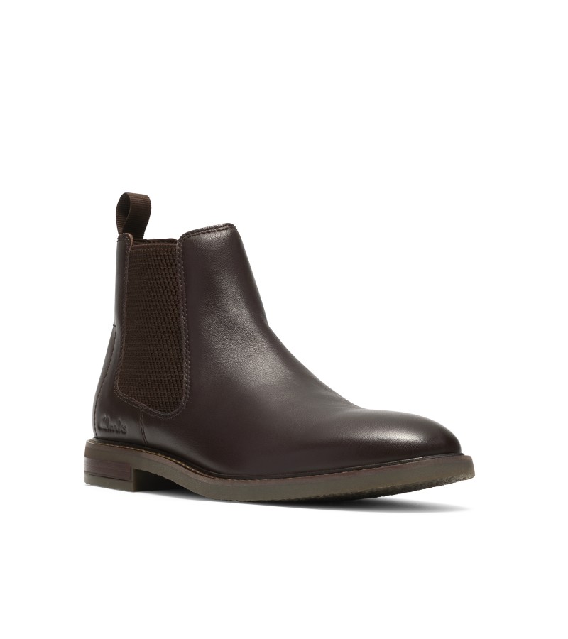 Clarks - Jaxen Easy Brown Leather Clarks - Jaxen Easy Brown Leather