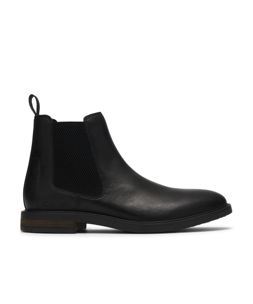 Clarks - Jaxen Easy Black Leather Clarks - Jaxen Easy Black Leather