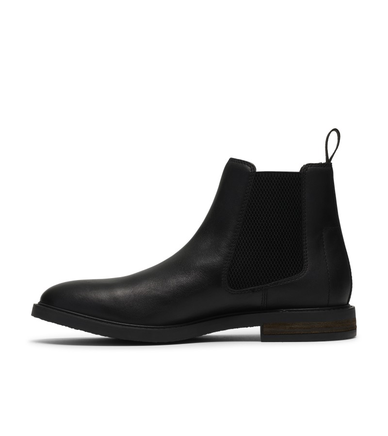 Clarks - Jaxen Easy Black Leather Clarks - Jaxen Easy Black Leather