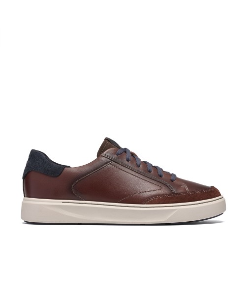 Clarks - Code C Tie Mahogany Leather