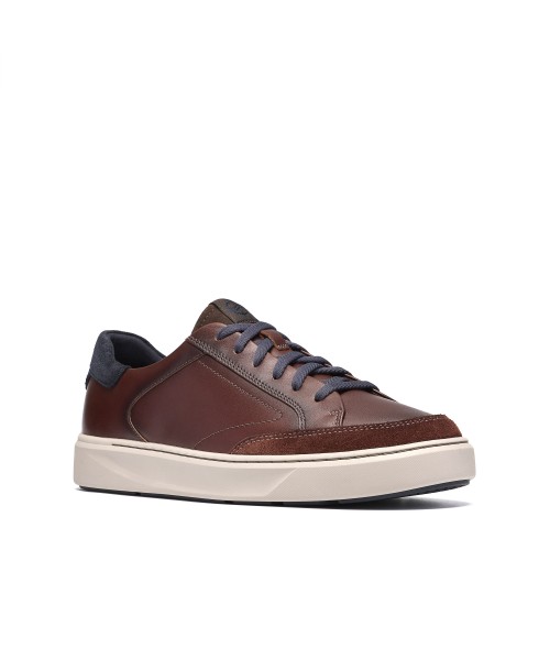 Clarks - Code C Tie Mahogany Leather