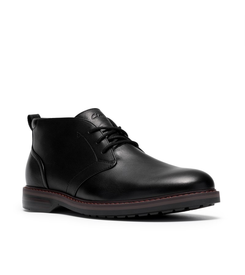 Clarks - Aldwin2 Chukka Black Leather
