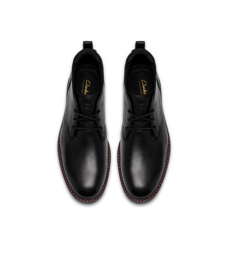 Clarks - Aldwin2 Chukka Black Leather