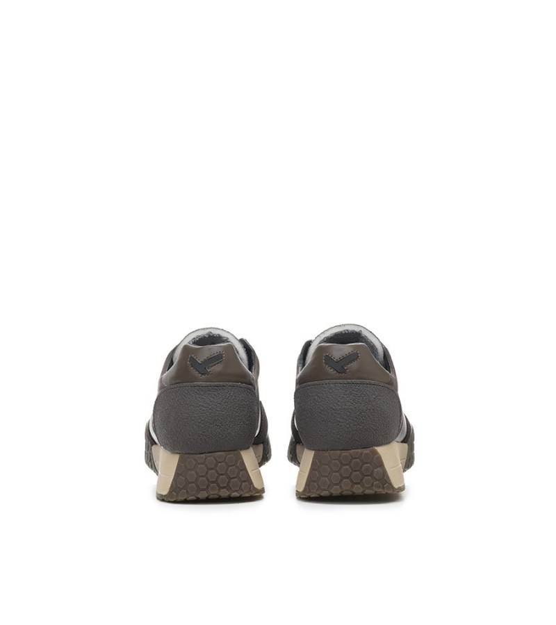 Keh.noo - KM 9775 Brown/Black Textile/Suede
