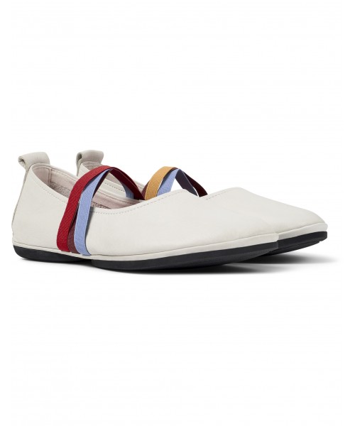 Camper - Right Nina Tws K201665-001 White Leather Camper - Right Nina Tws K201665-001 White Leather