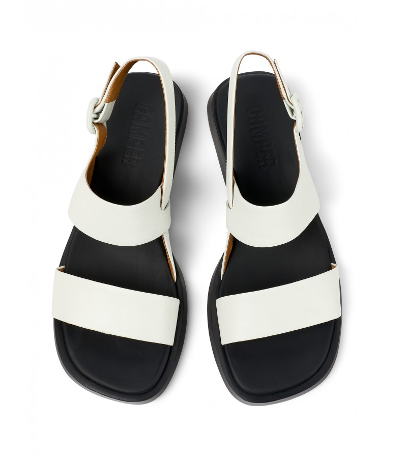 Camper - Dana K201486-007 White Leather Camper - Dana K201486-007 White Leather