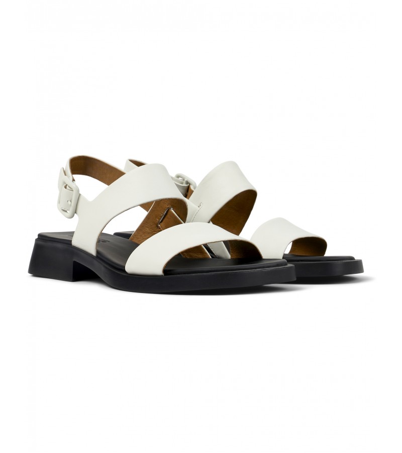 Camper - Dana K201486-007 White Leather Camper - Dana K201486-007 White Leather