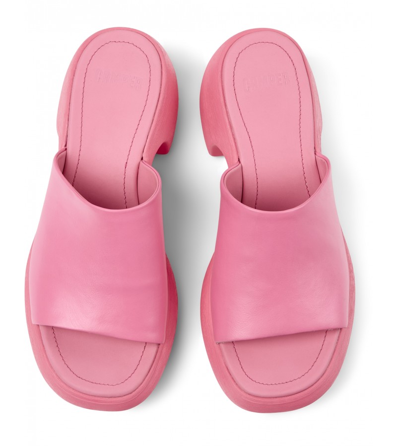 Camper - Thelma Sandal K201722-006 Pink Leather Camper - Thelma Sandal K201722-006 Pink Leather