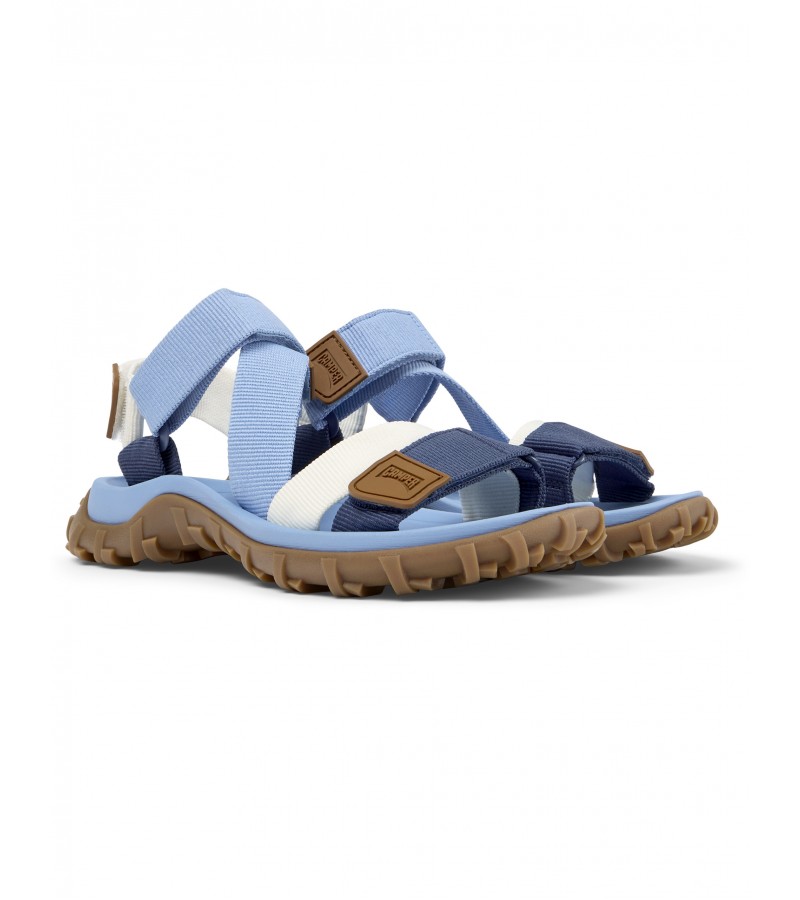 Camper - Drift Trail Sandal K201780-011 Blue/White Textile Camper - Drift Trail Sandal K201780-011 Blue/White Textile