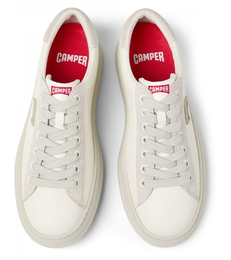 Camper - Runner Four K201855-001 White Leather/Nubuck
