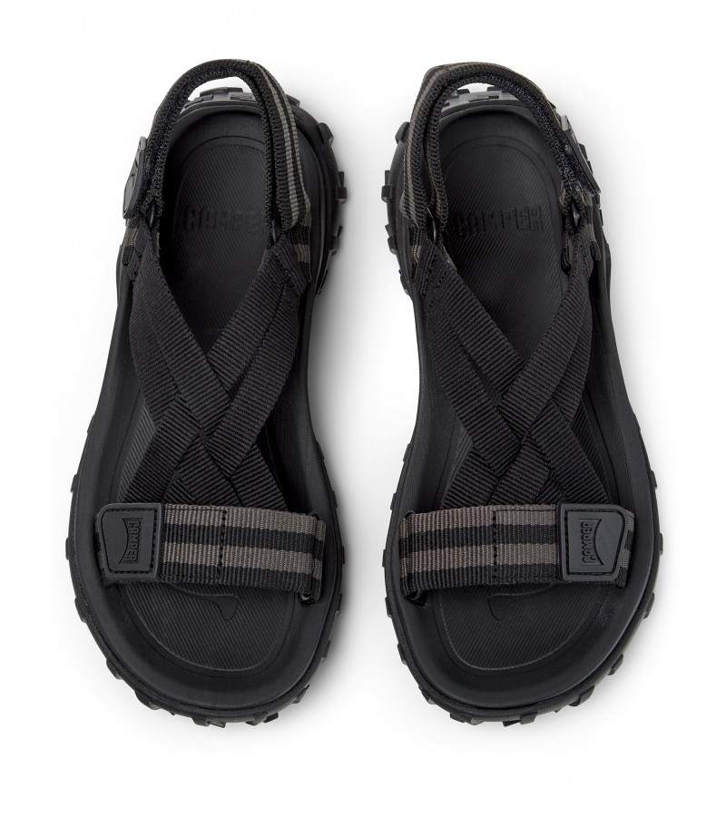 Camper - Drift Trail Sandal K201879-001 Black/Grey Textile