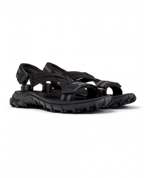 Camper - Drift Trail Sandal K201879-001 Black/Grey Textile