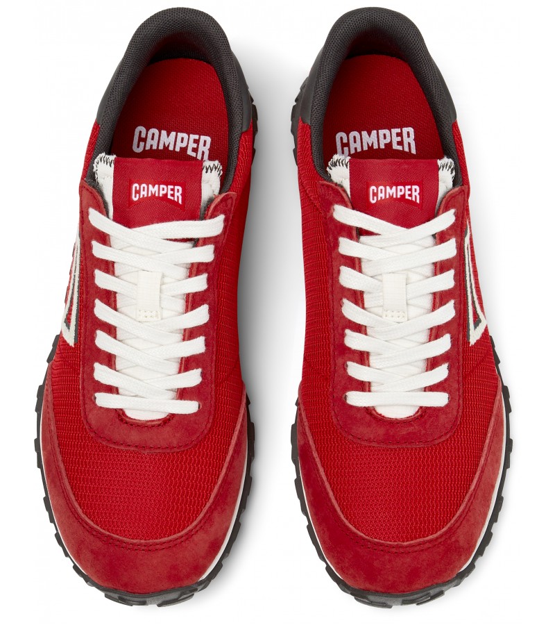 Camper - Drift Walk K201886-004 Red Textile/Nubuck
