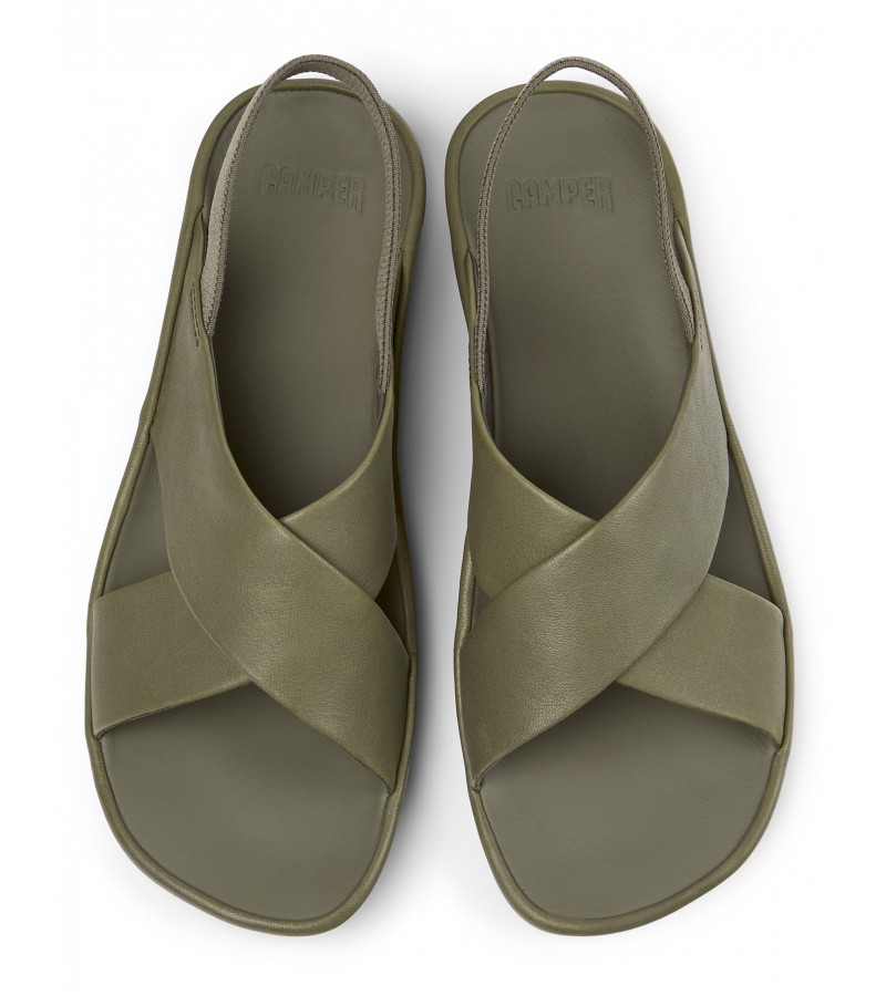 Camper - Right Isla K201926-004 Green Leather