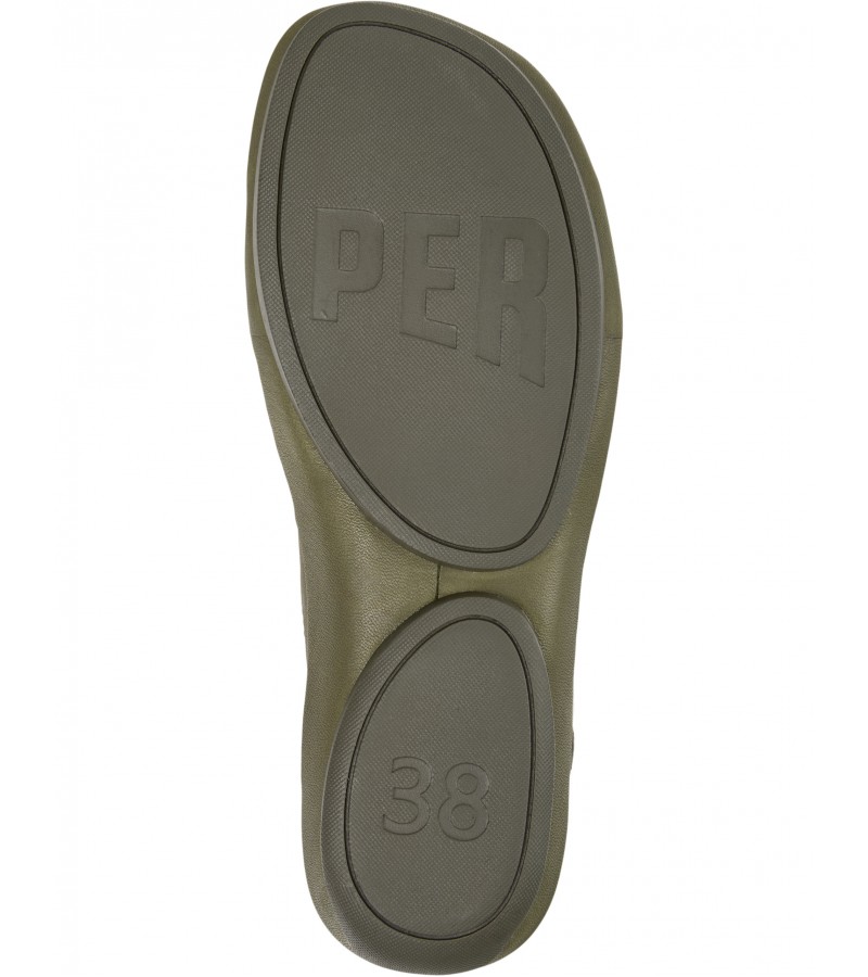 Camper - Right Isla K201926-004 Green Leather