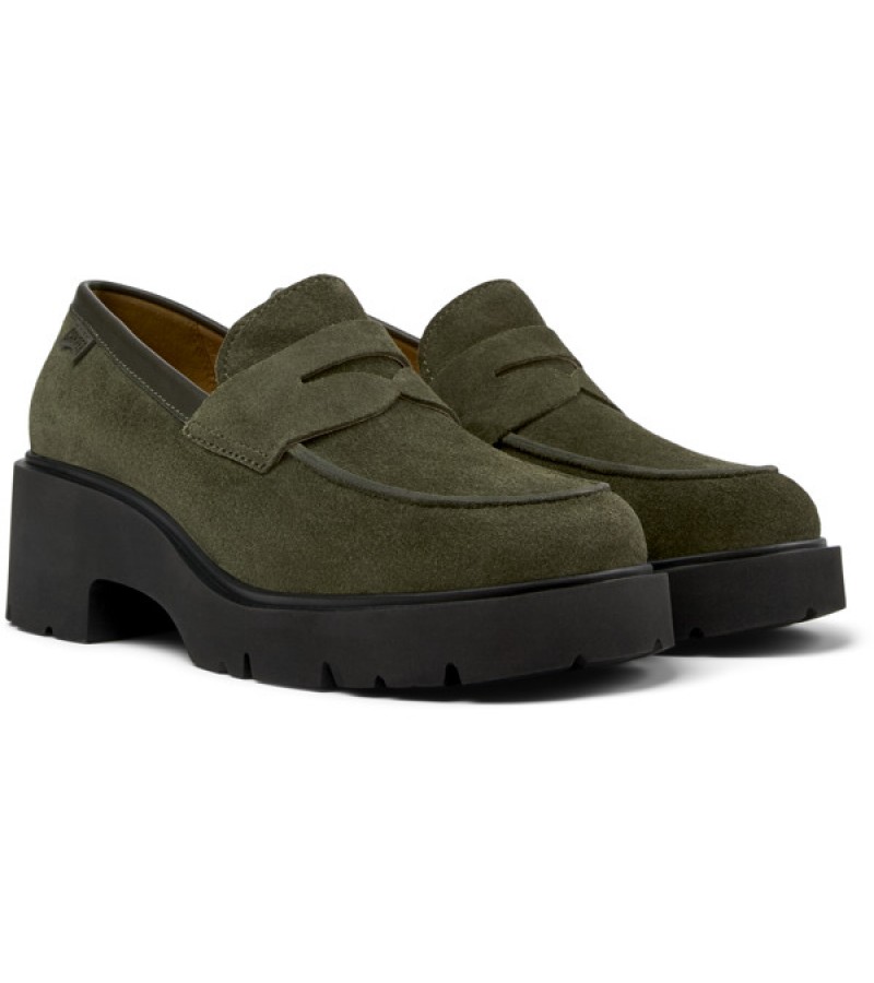 Camper - Milah K201425-021 Green Nubuck