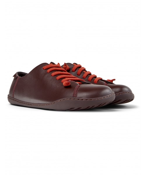 Camper - Peu Cami K200514-064 Burgundy Leather Camper - Peu Cami K200514-064 Burgundy Leather