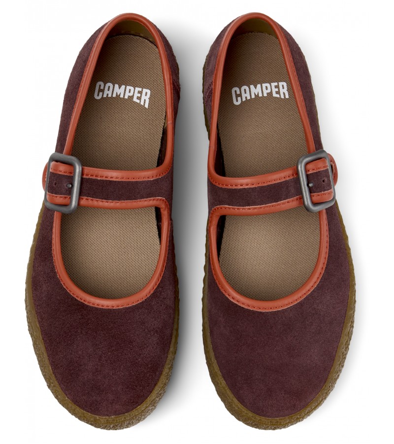 Camper - Peu Terreno K201825-001 Burgundy Nubuck