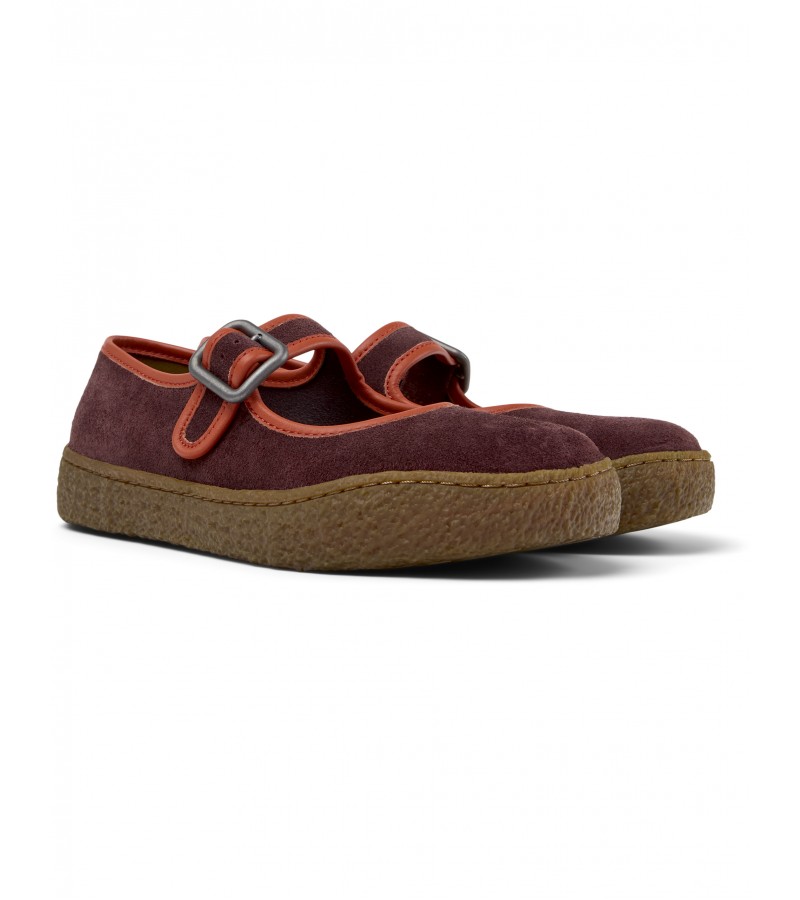Camper - Peu Terreno K201825-001 Burgundy Nubuck