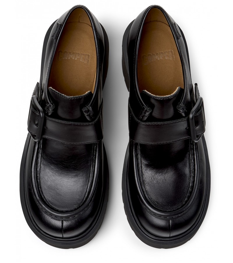 Camper - Milah K201930-001 Black Leather Camper - Milah K201930-001 Black Leather