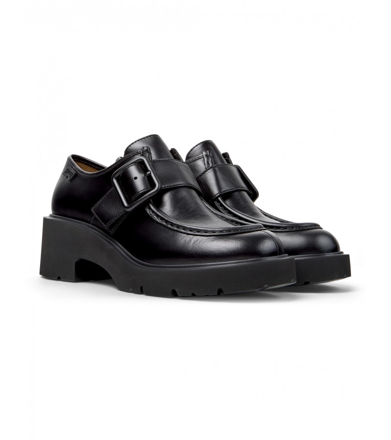 Camper - Milah K201930-001 Black Leather Camper - Milah K201930-001 Black Leather