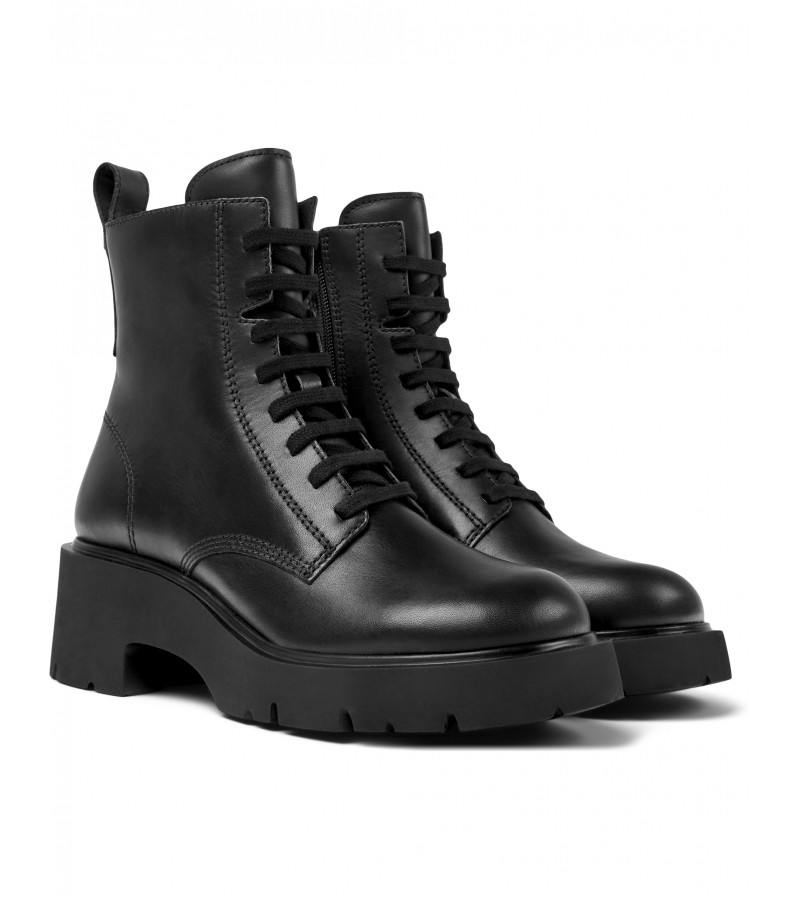 Camper - Milah K400577-001 Black Leather Camper - Milah K400577-001 Black Leather