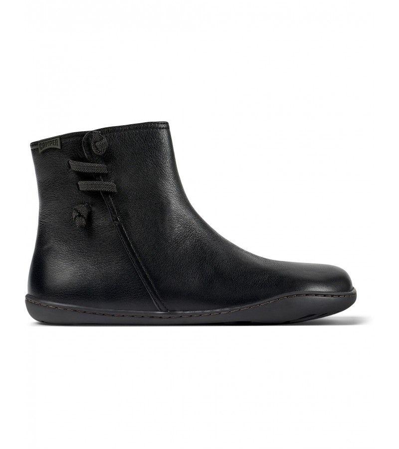 Camper - Peu Cami K400676-004 Black Leather Camper - Peu Cami K400676-004 Black Leather