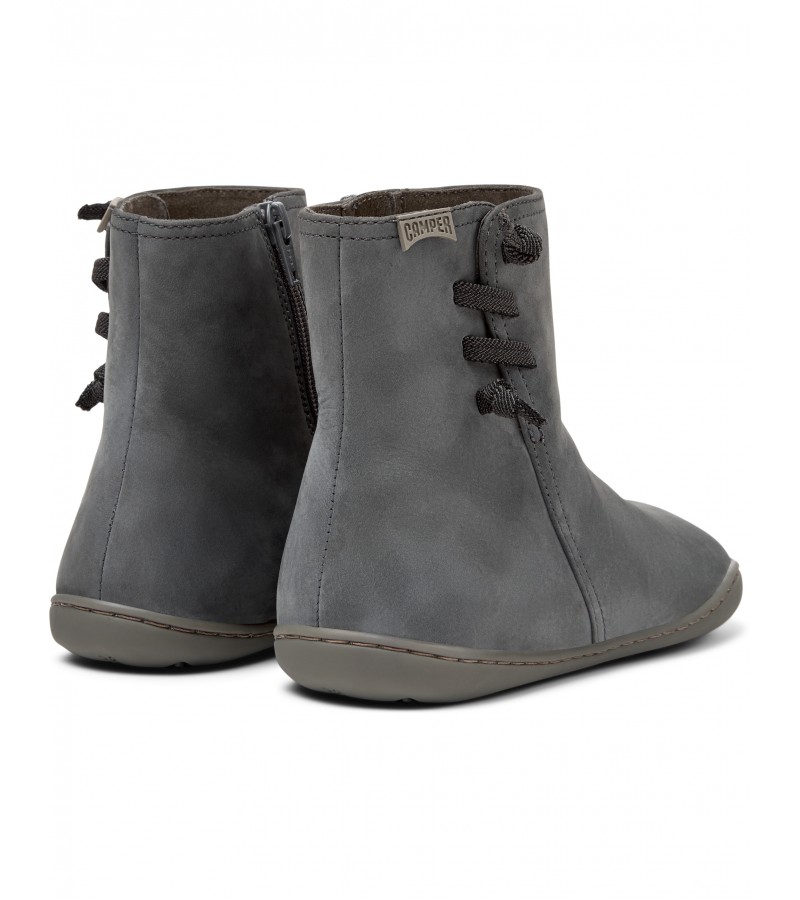 Camper - Peu Cami K400676-008 Grey Leather Camper - Peu Cami K400676-008 Grey Leather